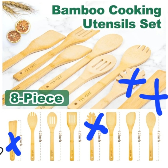 Bamboo Cooking Utensils Set - Picture 11 of 11